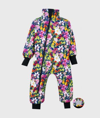 Waterproof Softshell Overall Comfy Orchids And Butterflies Bodysuit