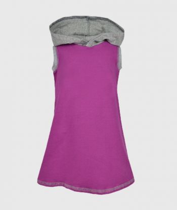 Everyday Cosy Purple/Grey Dress